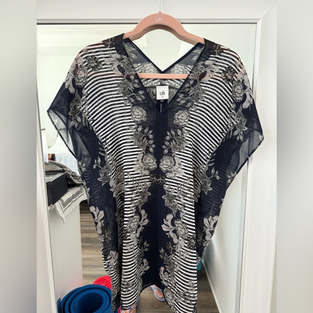 Cabi Navy & White Yacht Tunic